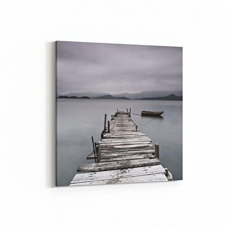 Olla 14586K Doğa / Manzara Görseli Kare Kanvas Tablo (Ölçü: 100X100)