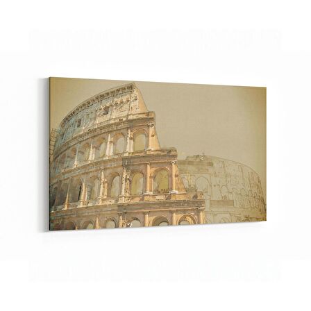 Olla 18443Y Yapı Görseli Yatay Kanvas Tablo (Ölçü: 90X60)