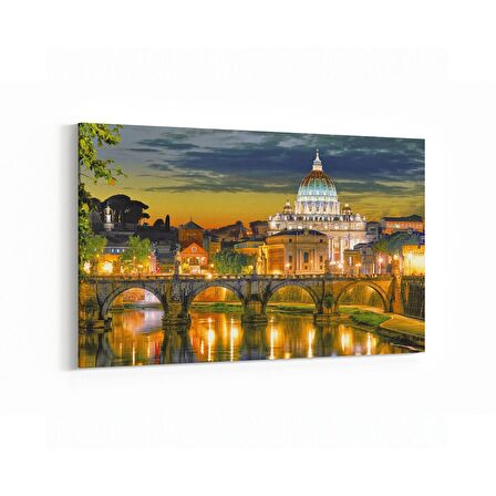 Olla 18322Y Yapı Görseli Yatay Kanvas Tablo (Ölçü: 90X60)