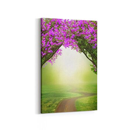 Olla 14238D Doğa / Manzara Görseli Dikey Kanvas Tablo (Ölçü: 80X120)