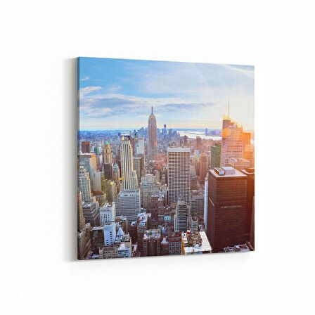 Olla 18185K Yapı Görseli Kare Kanvas Tablo (Ölçü: 25X25)