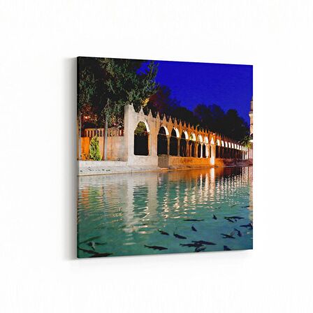 Olla 18244K Yapı Görseli Kare Kanvas Tablo (Ölçü: 25X25)