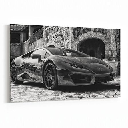 Olla 12374Y Araç Görseli Yatay Kanvas Tablo (Ölçü: 120X80)