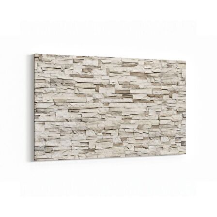 Olla 17455Y Taş / Tuğla Görseli Yatay Kanvas Tablo (Ölçü: 45X30)