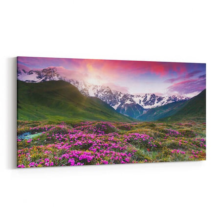Olla 13612YD Doğa / Manzara Görseli Yatay Dar Kanvas Tablo (Ölçü: 60X30)