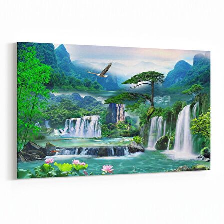 Olla 13541Y Doğa / Manzara Görseli Yatay Kanvas Tablo (Ölçü: 45X30)