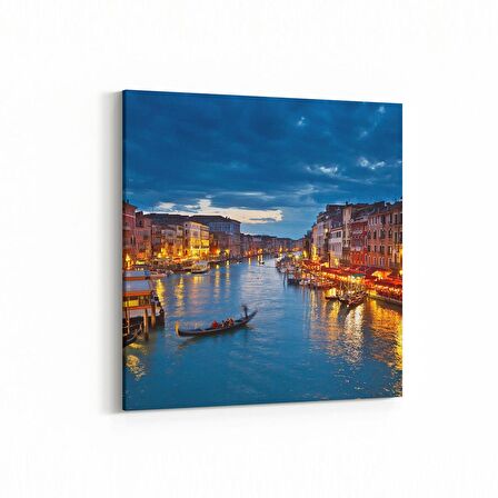 Olla 18710K Yapı Görseli Kare Kanvas Tablo (Ölçü: 25X25)