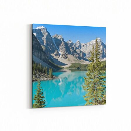 Olla 14491K Doğa / Manzara Görseli Kare Kanvas Tablo (Ölçü: 60X60)