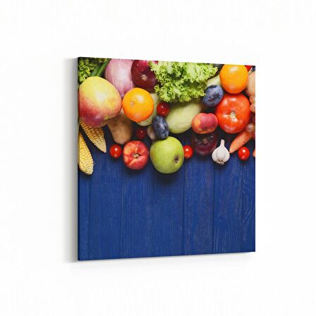 Olla 15120K Gıda Görseli Kare Kanvas Tablo (Ölçü: 25X25)
