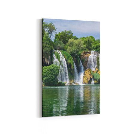 Olla 14438D Doğa / Manzara Görseli Dikey Kanvas Tablo (Ölçü: 60X90)