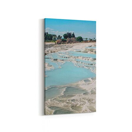 Olla 14386DD Doğa / Manzara Görseli Dikey Dar Kanvas Tablo (Ölçü: 30X60)