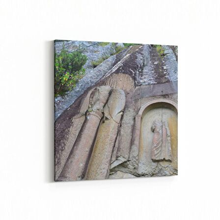 Olla 18585K4 Yapı Görseli Kare 4'lü Kanvas Tablo (Ölçü: 145X145)