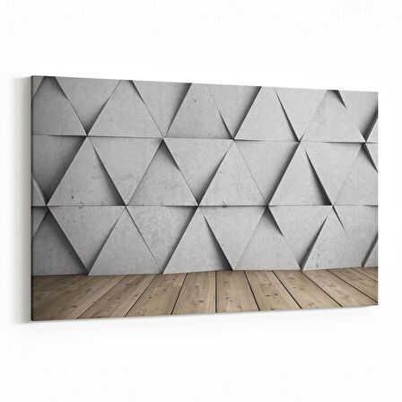 Olla 10040Y Abstract 3 Boyut Görsel Yatay Kanvas Tablo (Ölçü: 70X50)