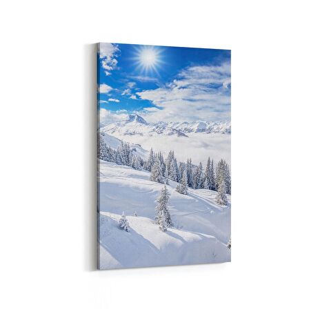 Olla 14163D Doğa / Manzara Görseli Dikey Kanvas Tablo (Ölçü: 60X90)