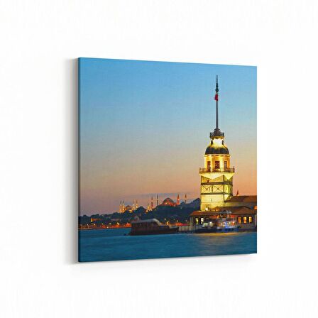 Olla 18135K Yapı Görseli Kare Kanvas Tablo (Ölçü: 30X30)