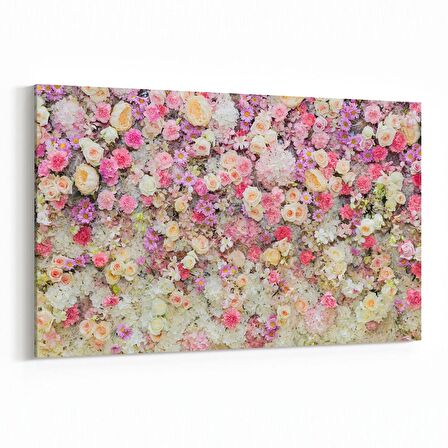 Olla 11583Y Çiçek Görseli Yatay Kanvas Tablo (Ölçü: 150X100)