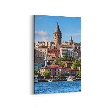 Olla 17903D Yapı Görseli Dikey Kanvas Tablo (Ölçü: 70X105)