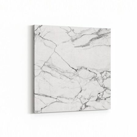 Olla 16705K Mermer Desen Görsel Kare Kanvas Tablo (Ölçü: 30X30)