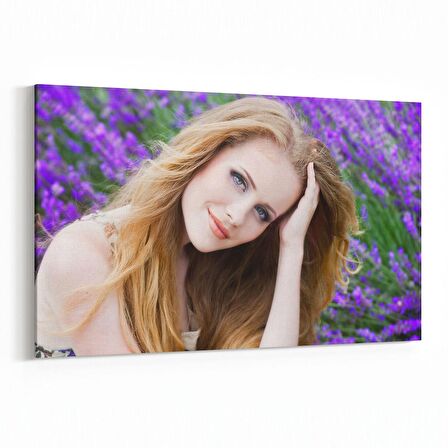 Olla 16820Y Model / Manken Görseli Yatay Kanvas Tablo (Ölçü: 45X30)