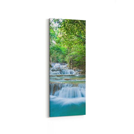 Olla 14366DI Doğa / Manzara Görseli Dikey İnce Kanvas Tablo (Ölçü: 40X120)