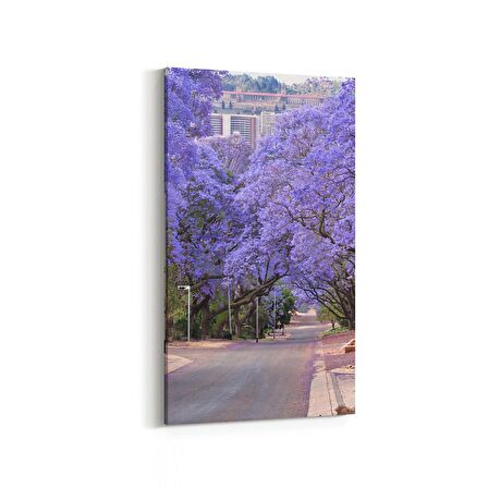 Olla 14312DD Doğa / Manzara Görseli Dikey Dar Kanvas Tablo (Ölçü: 30X60)