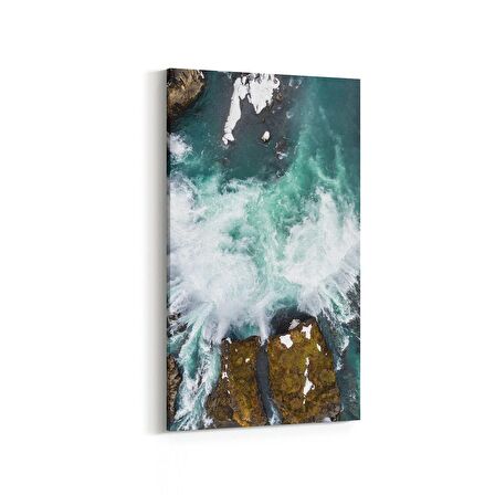 Olla 14292DD Doğa / Manzara Görseli Dikey Dar Kanvas Tablo (Ölçü: 30X60)