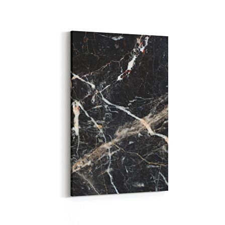 Olla 16731D Mermer Desen Görsel Dikey Kanvas Tablo (Ölçü: 100X150)