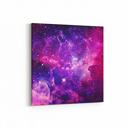 Olla 17593K Uzay Görseli Kare Kanvas Tablo (Ölçü: 25X25)