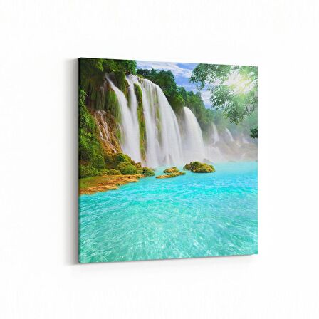 Olla 14375K Doğa / Manzara Görseli Kare Kanvas Tablo (Ölçü: 25X25)