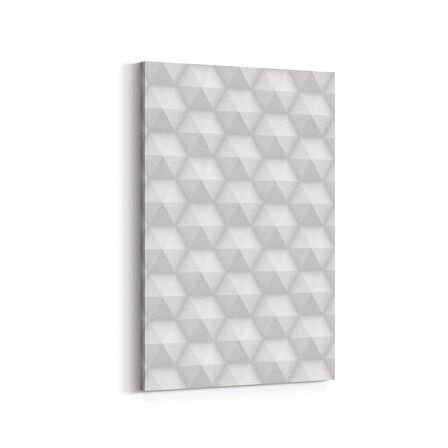 Olla 14919D Geometrik Desen Görseli Dikey Kanvas Tablo (Ölçü: 40X60)