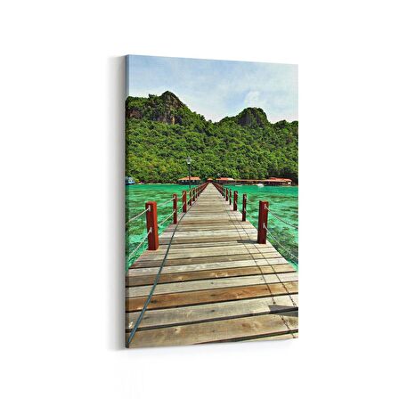 Olla 13784D Doğa / Manzara Görseli Dikey Kanvas Tablo (Ölçü: 20X30)