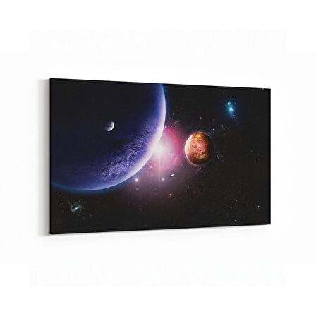 Olla 17596Y Uzay Görseli Yatay Kanvas Tablo (Ölçü: 70X50)