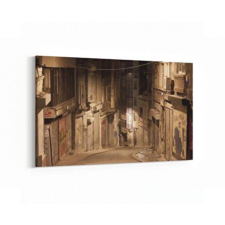 Olla 17870Y Yapı Görseli Yatay Kanvas Tablo (Ölçü: 45X30)
