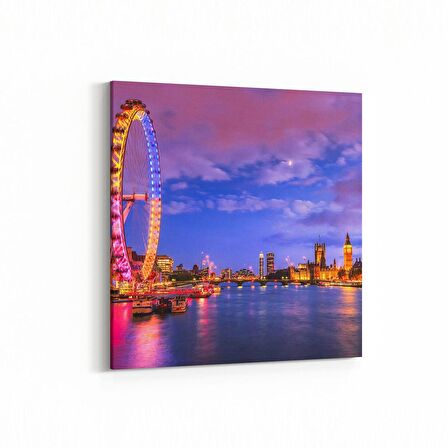 Olla 18526K Yapı Görseli Kare Kanvas Tablo (Ölçü: 30X30)