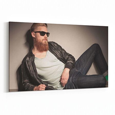 Olla 16840Y Model / Manken Görseli Yatay Kanvas Tablo (Ölçü: 120X80)