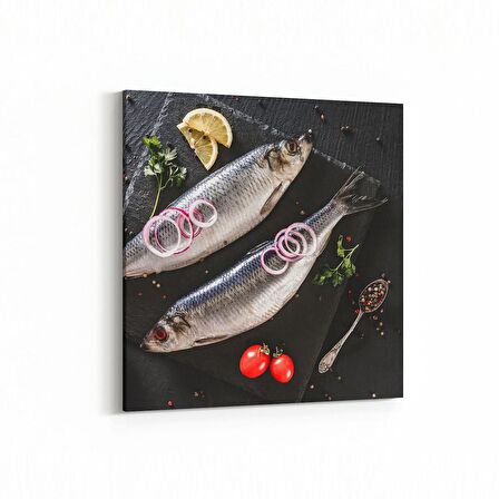 Olla 15066K Gıda Görseli Kare Kanvas Tablo (Ölçü: 30X30)