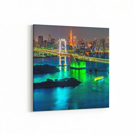 Olla 18395K4 Yapı Görseli Kare 4'lü Kanvas Tablo (Ölçü: 105X105)