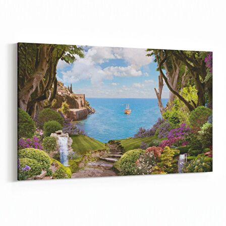 Olla 13480Y Doğa / Manzara Görseli Yatay Kanvas Tablo (Ölçü: 150X100)