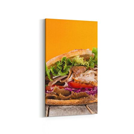 Olla 15228DD Gıda Görseli Dikey Dar Kanvas Tablo (Ölçü: 30X60)