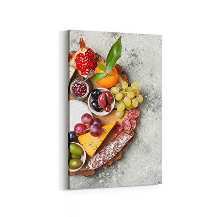 Olla 14993D Gıda Görseli Dikey Kanvas Tablo (Ölçü: 20X30)