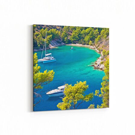 Olla 14270K Doğa / Manzara Görseli Kare Kanvas Tablo (Ölçü: 100X100)