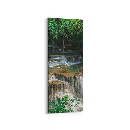 Olla 14069DI Doğa / Manzara Görseli Dikey İnce Kanvas Tablo (Ölçü: 40X120)