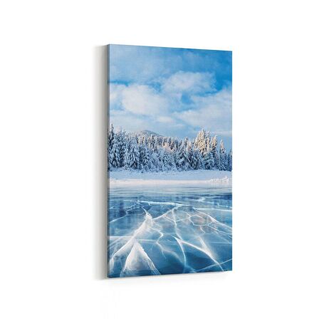 Olla 14361DD Doğa / Manzara Görseli Dikey Dar Kanvas Tablo (Ölçü: 30X60)