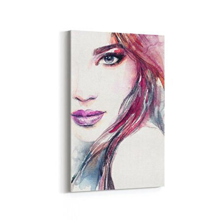 Olla 16326D Kuaför / Berber Görseli Dikey Kanvas Tablo (Ölçü: 70X105)