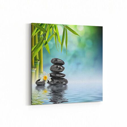 Olla 17045K Spa / Masaj Görseli Kare Kanvas Tablo (Ölçü: 25X25)