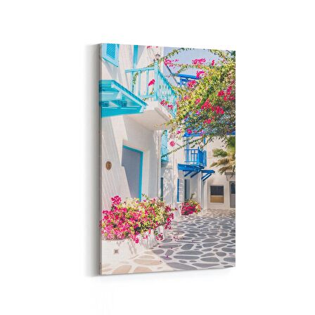 Olla 18535D Yapı Görseli Dikey Kanvas Tablo (Ölçü: 60X90)