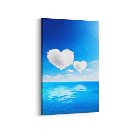 Olla 16394D Kumsal / Sahil Görseli Dikey Kanvas Tablo (Ölçü: 60X90)