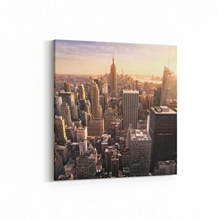 Olla 18460K Yapı Görseli Kare Kanvas Tablo (Ölçü: 25X25)