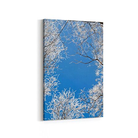 Olla 10503D Ağaç Görseli Dikey Kanvas Tablo (Ölçü: 20X30)