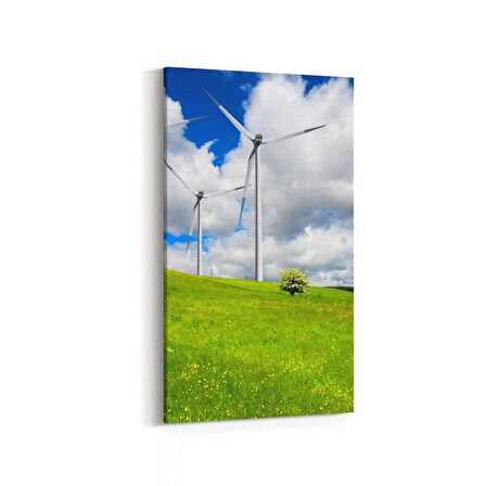 Olla 14211DD Doğa / Manzara Görseli Dikey Dar Kanvas Tablo (Ölçü: 40X80)